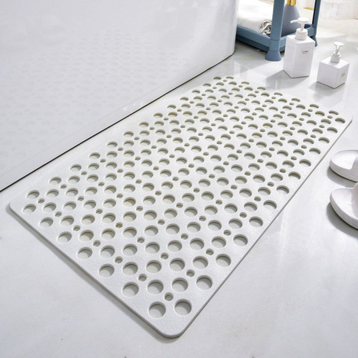 Non Slip Shower Mat with Textured Surface and Antibacterial Finish