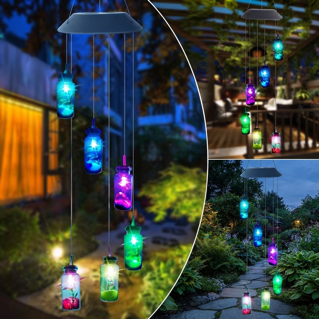Havenholt Wind Chimes with Metal Tubes and Lights