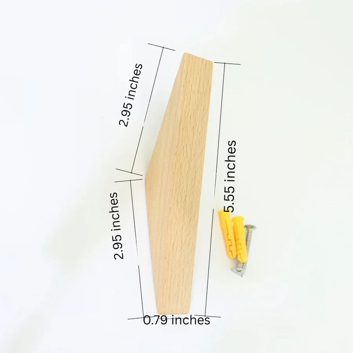 Wooden Coat Hook and Decorative Coat Holder