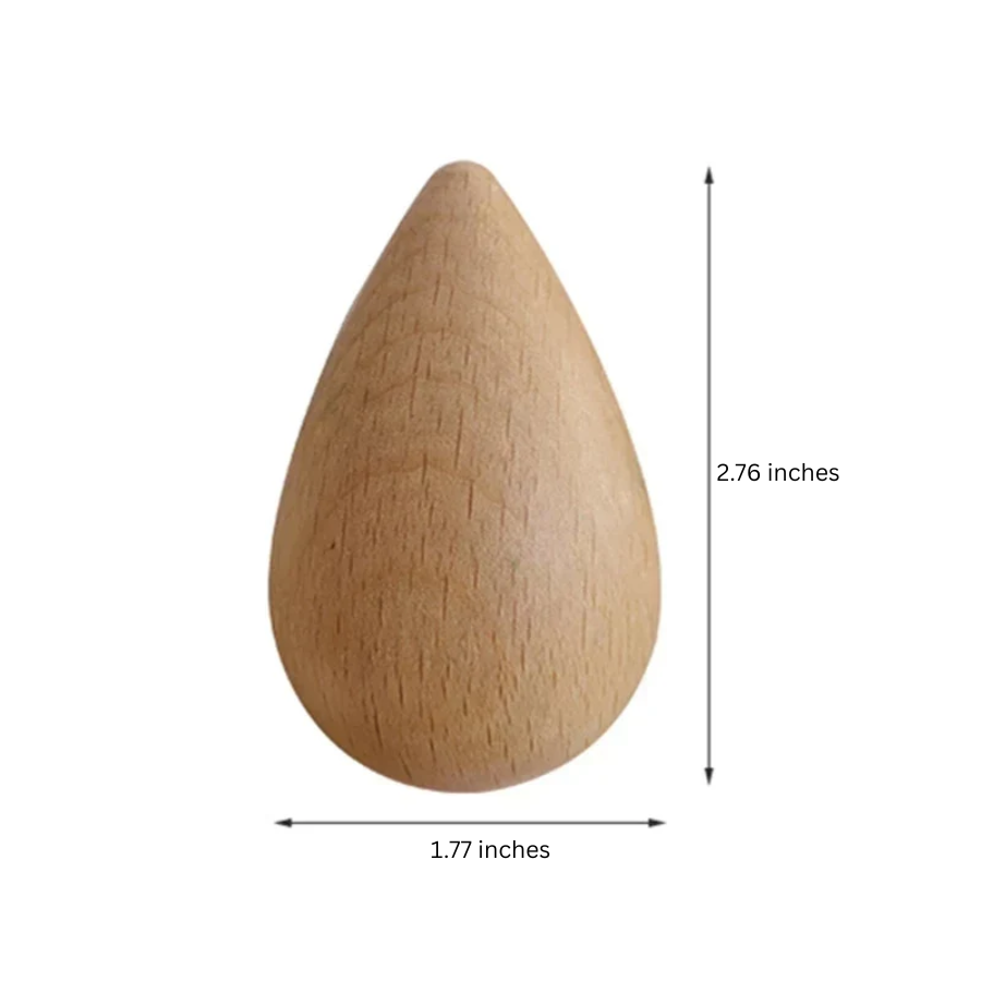 Havenholt Beech Wood Water Drop Coat Hook
