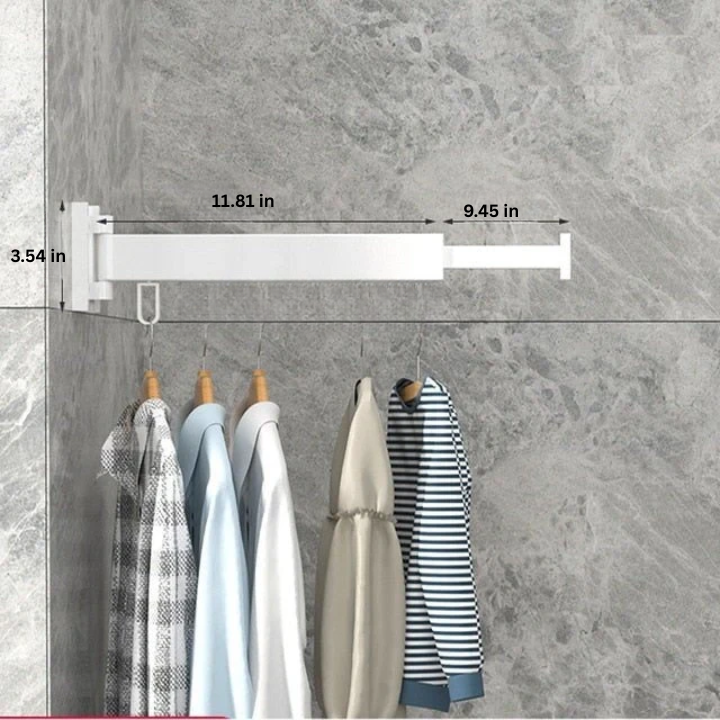 Havenholt Wall-Mounted Retractable Clothes Drying Rack