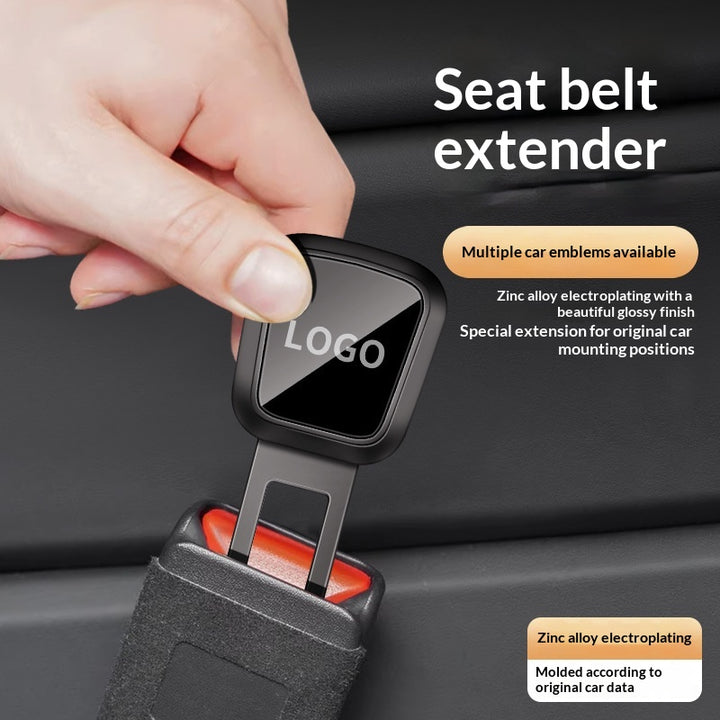 Zinc Alloy Seat Belt Clip, Comfort Extension Adapter