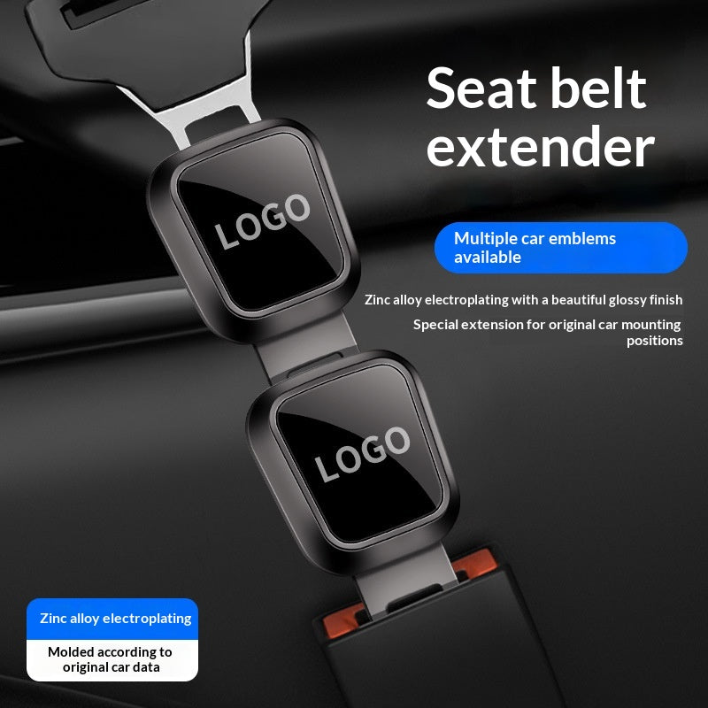 Zinc Alloy Seat Belt Clip, Comfort Extension Adapter