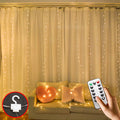 USB curtain fairy lights with remote and 8 modes, up to 6 x 2 m
