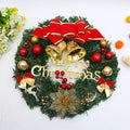 Christmas Window Garland Bowknot Red Berry Branch 30cm
