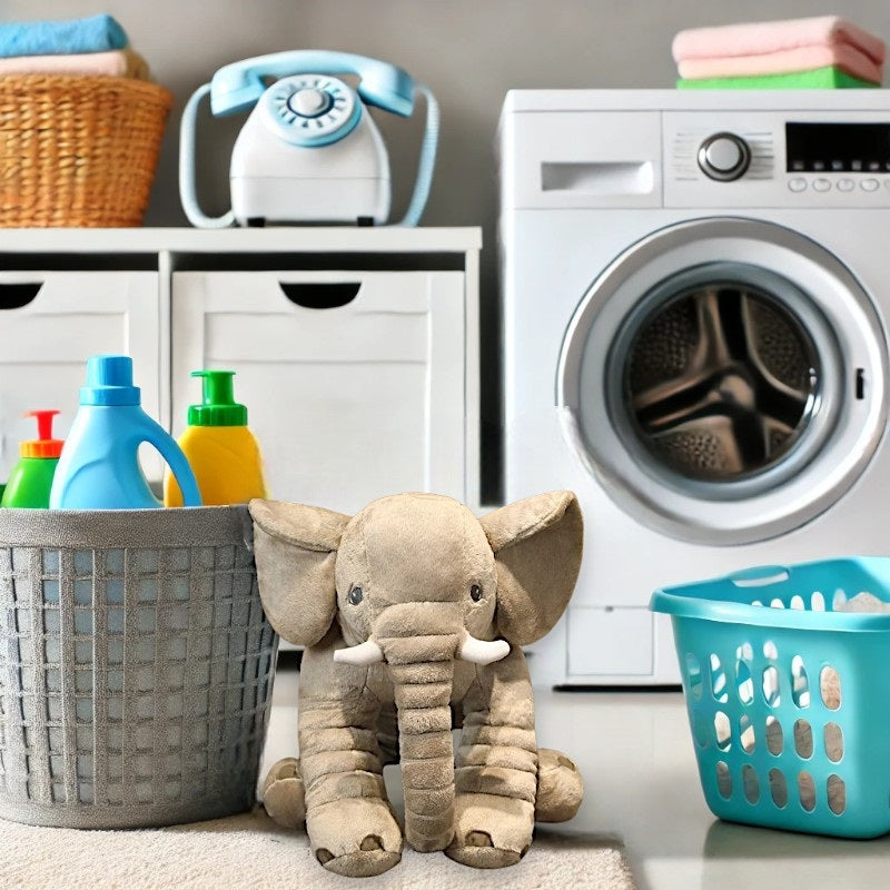 Havenholt Huggable Baby Elephant Plush Pillow