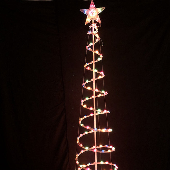 Havenholt Pop-up LED spiral Christmas tree with star topper