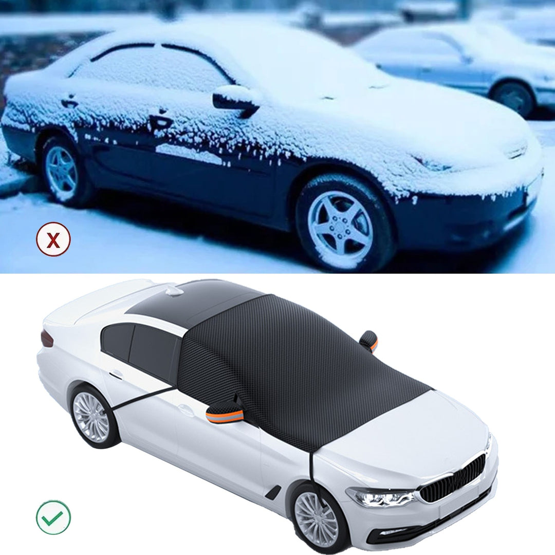 Heavy Duty Car Windscreen Cover, Waterproof Oxford Half Cover