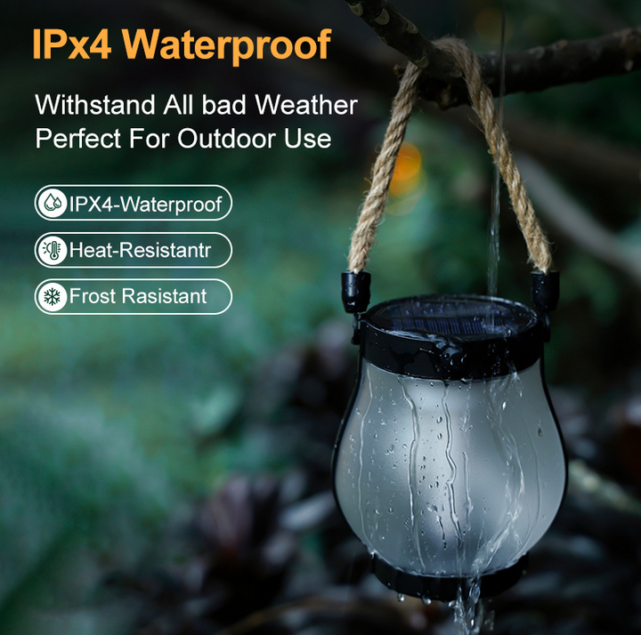 Havenholt Waterproof Solar Flame Light with Dusk Sensor
