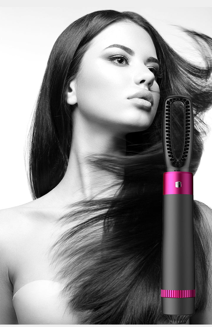 Grey hot air styler with five heads
