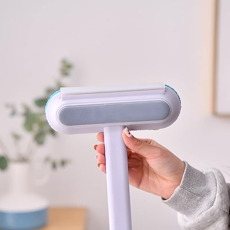 4-in-1 Pet Hair Remover Brush for Sofas, Clothes &amp; Window Screens