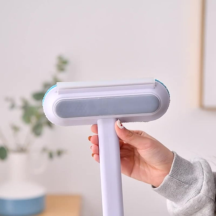 4-in-1 Pet Hair Remover Brush for Sofas, Clothes &amp; Window Screens