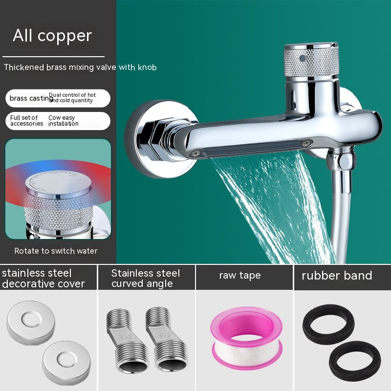 Handheld Filter Shower Head Set with Hose and Wall Holder