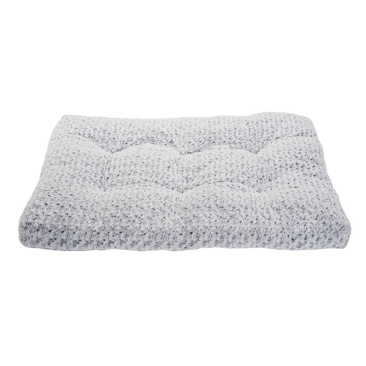 Thick fluffy dog bed in soft velvet, machine washable