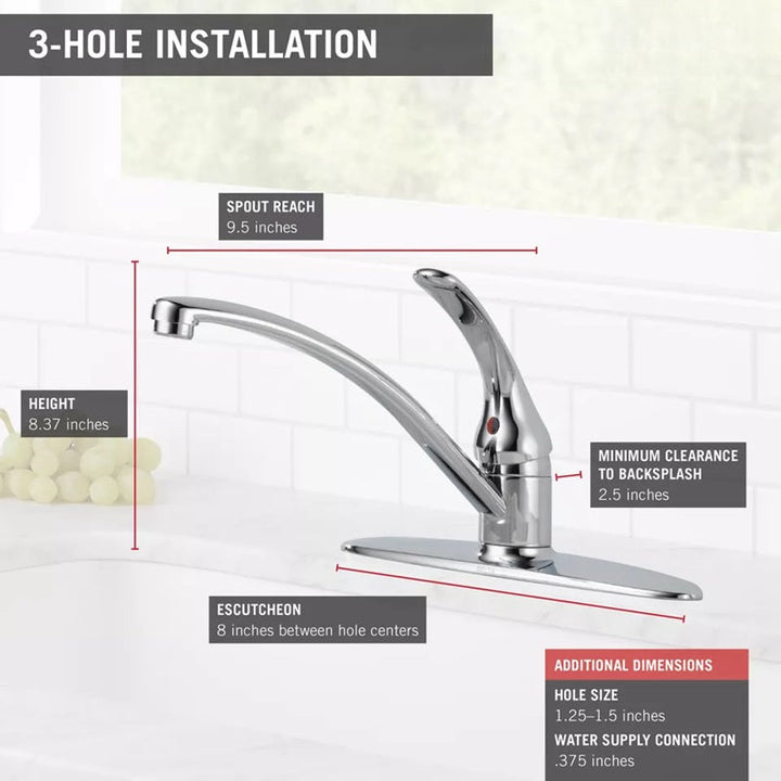Havenholt Single-Lever Kitchen Mixer Tap with 360° Swivel