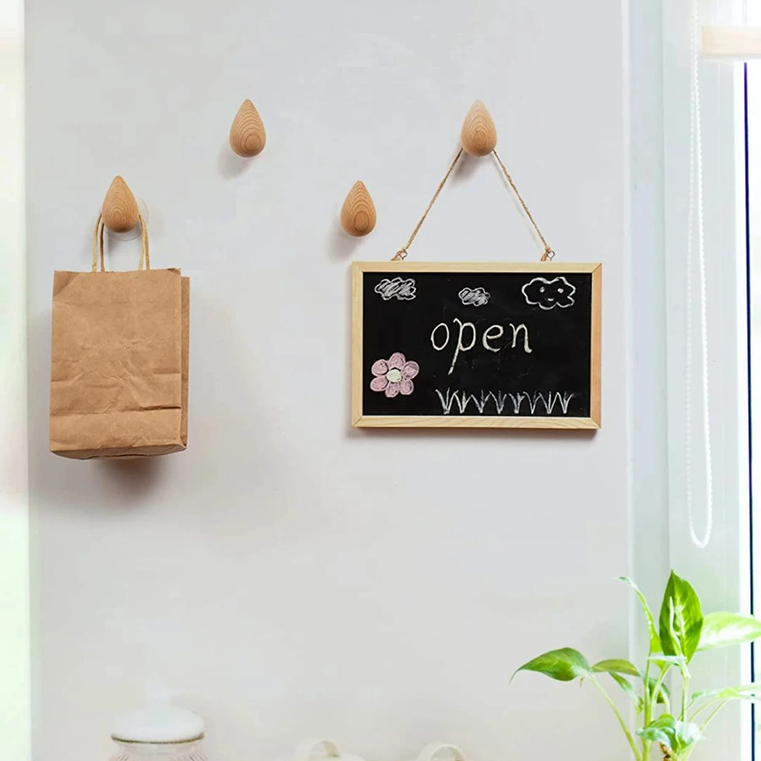 Havenholt Beech Wood Water Drop Coat Hook