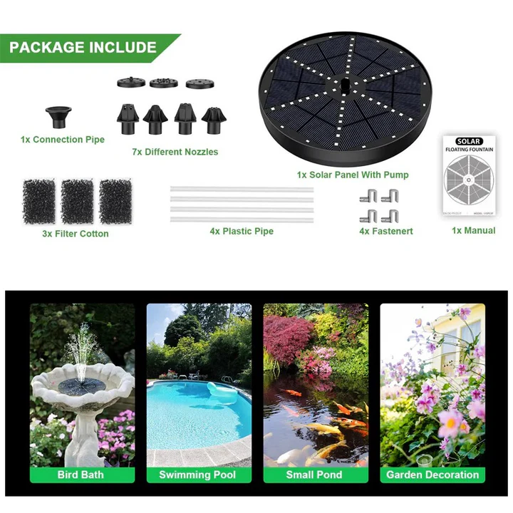 Havenholt Pond Fountain with 60 LED Lights