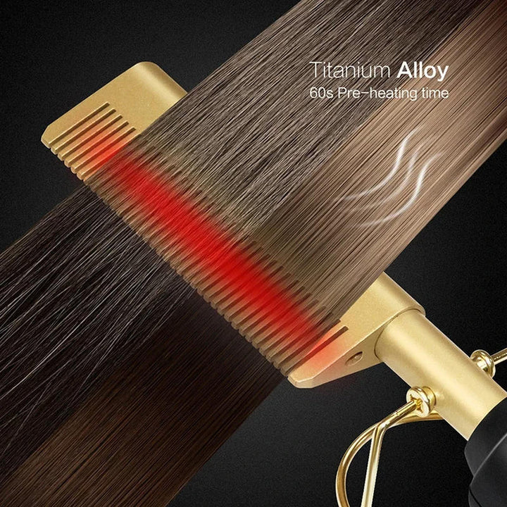 Hot Comb for Thick and Coarse Hair