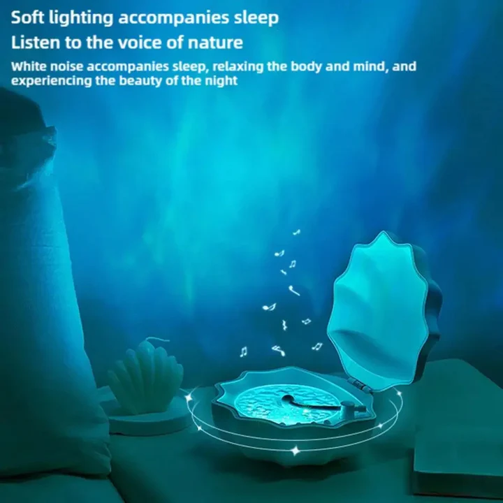 Havenholt Shell Bluetooth Speaker with Soft Night Light