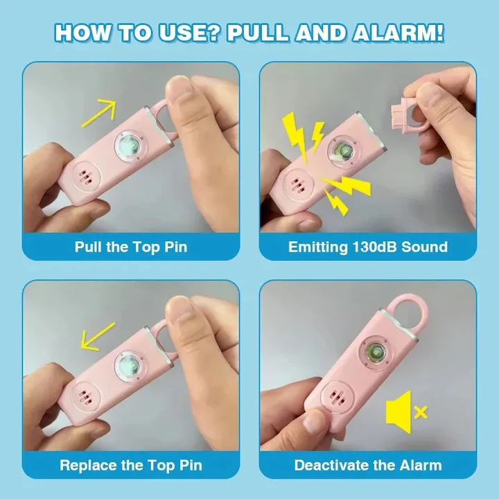 Personal Alarm Keychain