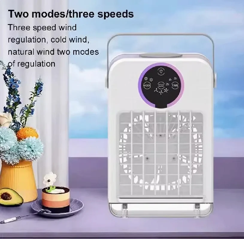 Mini Portable Air Conditioner with Touchscreen and Mist Cooling