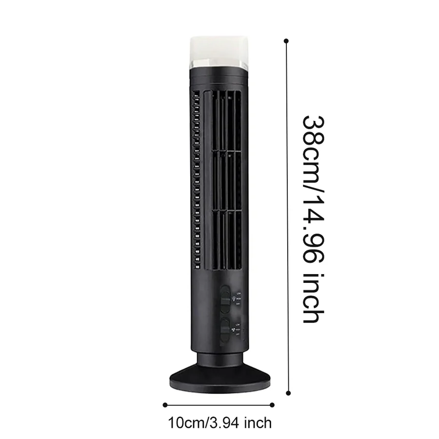 Mini Desktop Air Conditioner with USB Bladeless Cooling