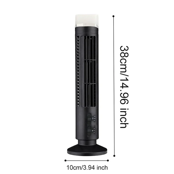 Mini Desktop Air Conditioner with USB Bladeless Cooling