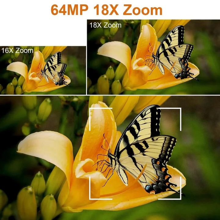 UHD 4K Camcorder for Vlogging with 18X Zoom and Rotating Touchscreen