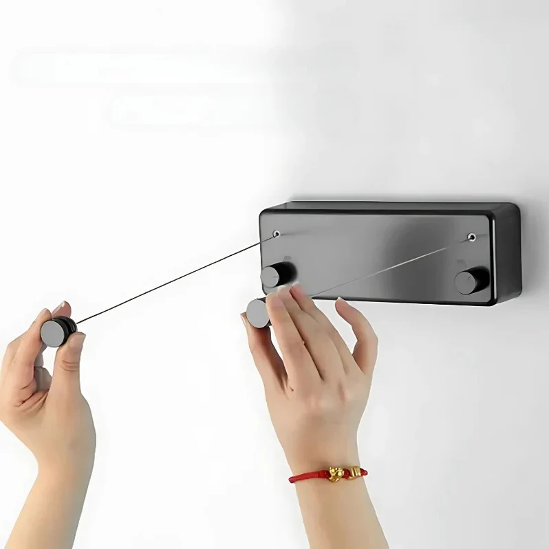 Space Saving Retractable Clothesline
