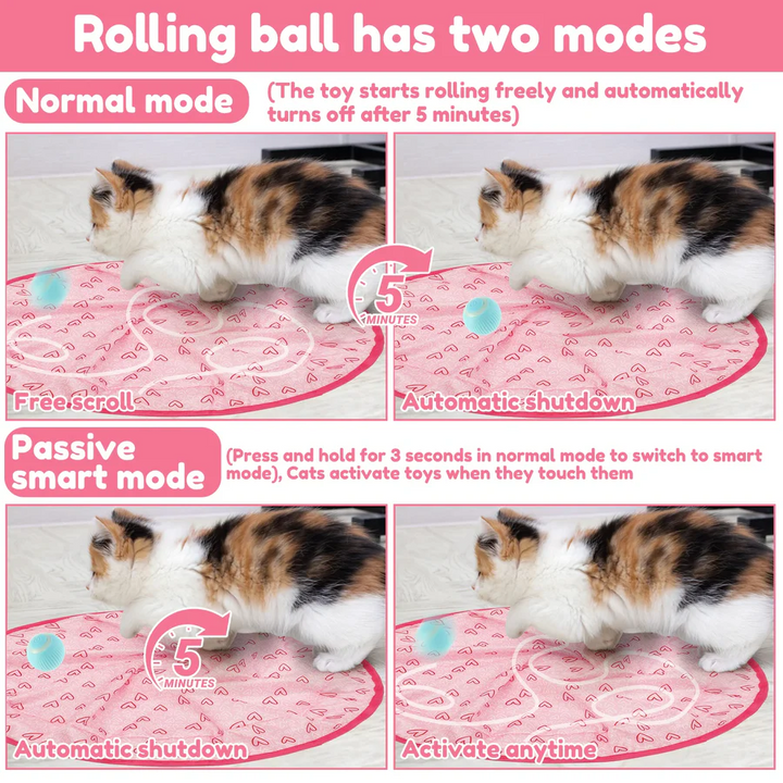 Interactive Cat Hunting Toy with Smart Ball