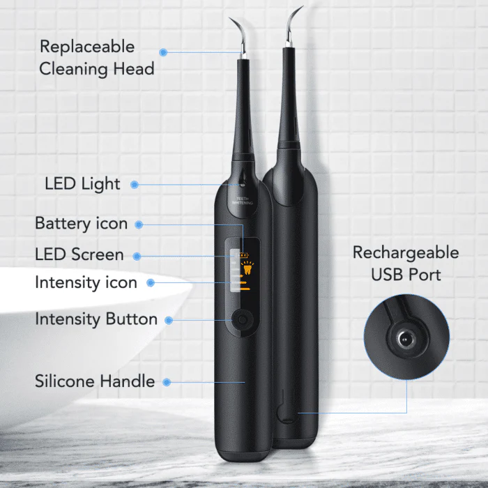 Havenholt Ultrasonic Dental Descaling Kit with LED Light