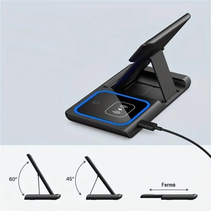 3 in 1 Wireless Induction Charger for Mobile Phones