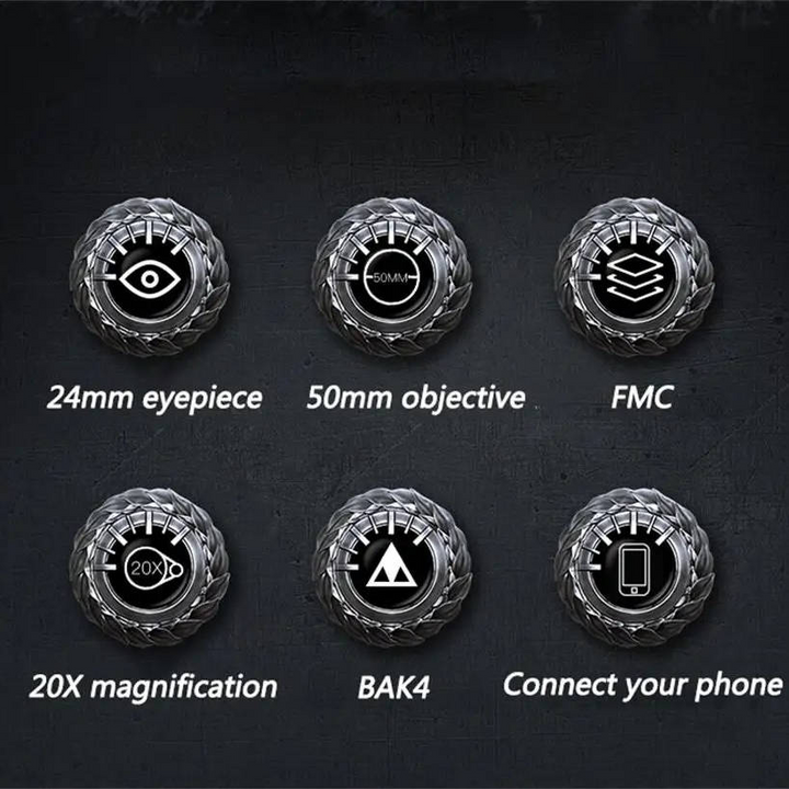 Havenholt 20x50 HD Long Range Binoculars, Waterproof