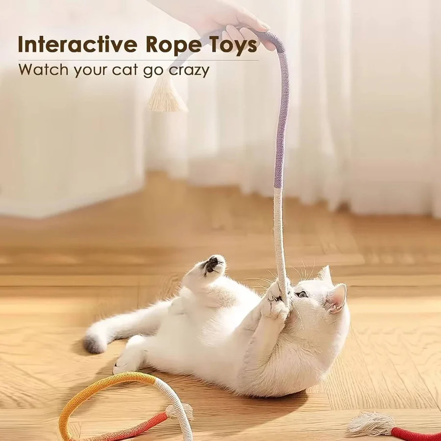 Havenholt Multi-Texture Rope Chew Toys for Cats
