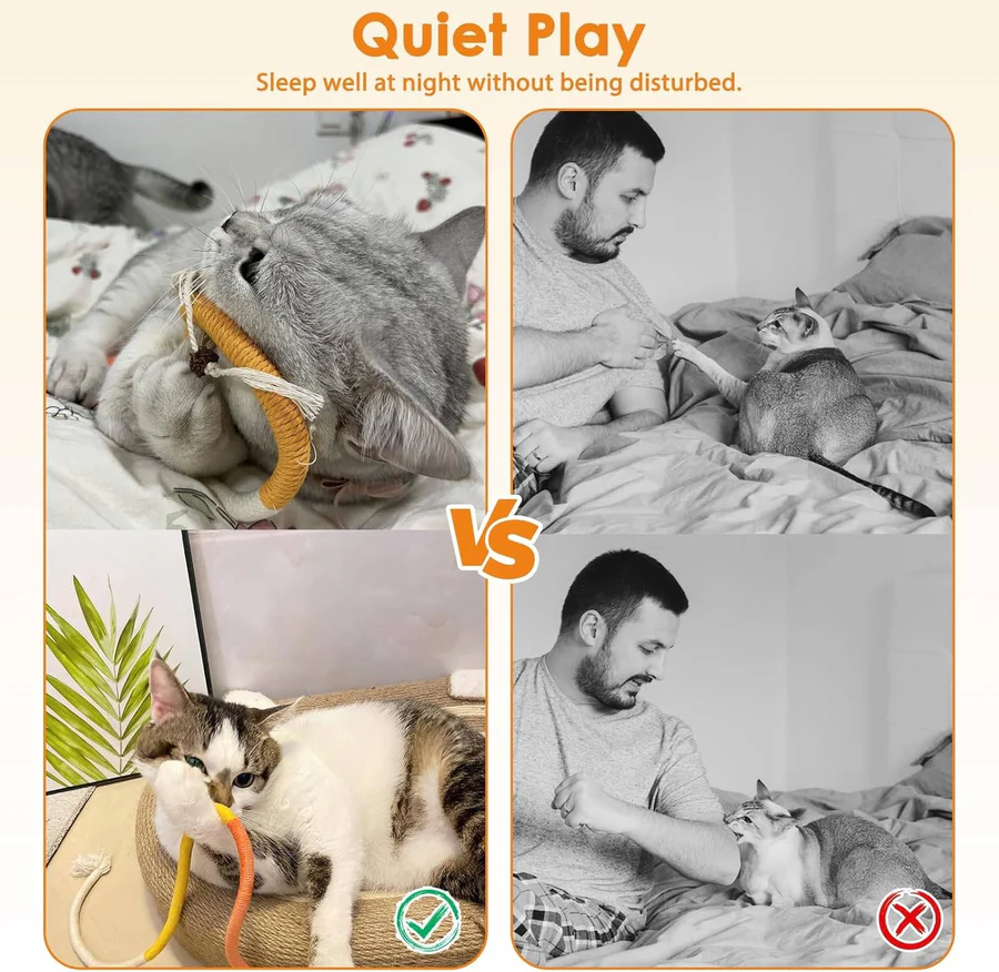 Havenholt Multi-Texture Rope Chew Toys for Cats