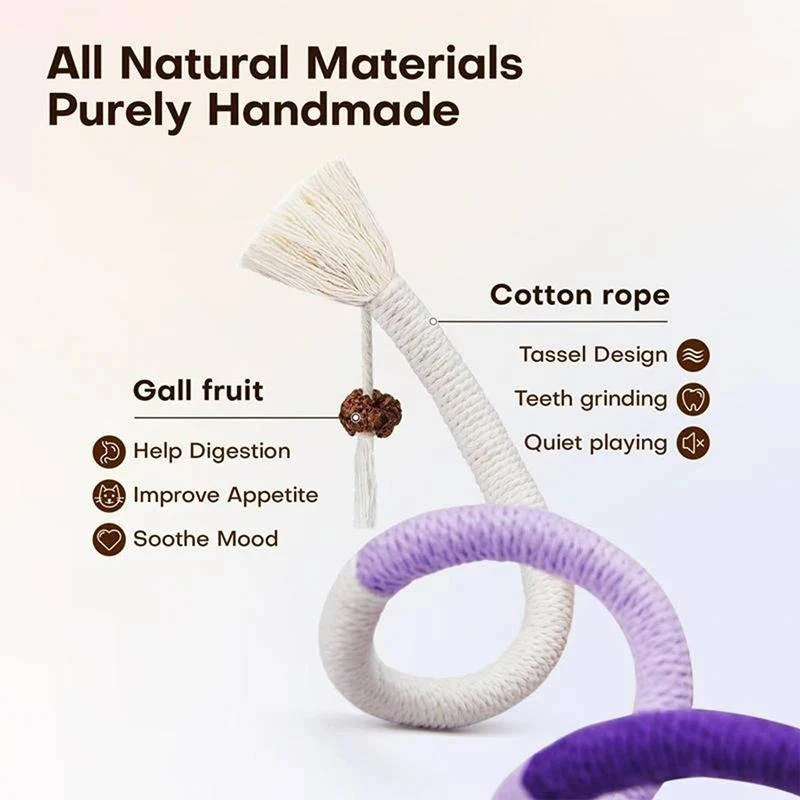 Havenholt Multi-Texture Rope Chew Toys for Cats