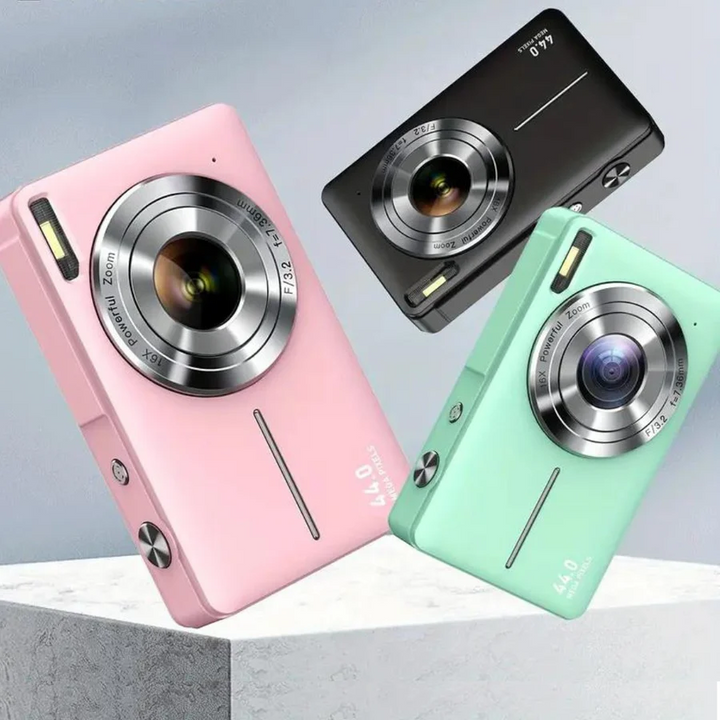 Compact Digital Camera with Retro Design