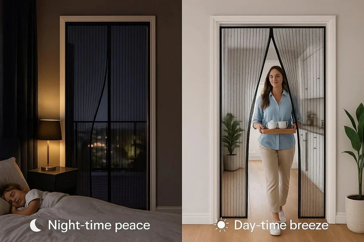 Havenholt Self-Closing Magnetic Mesh Door Screen