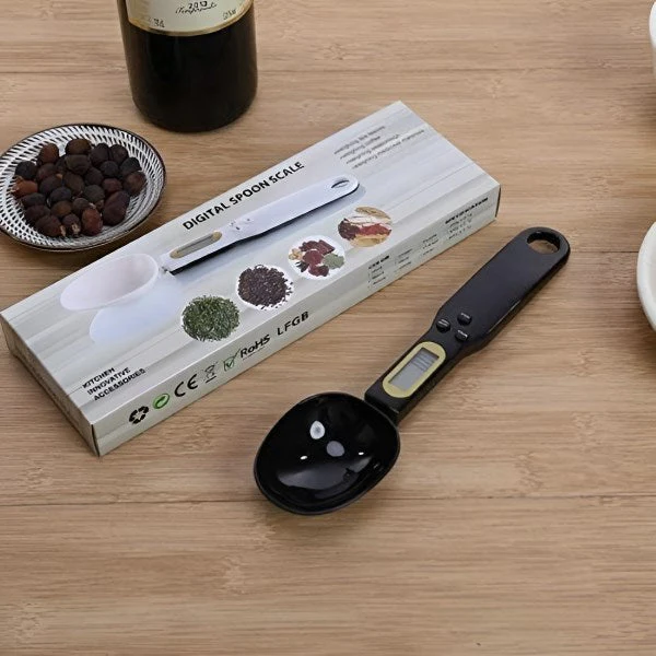Spoon with Built in Digital Scale