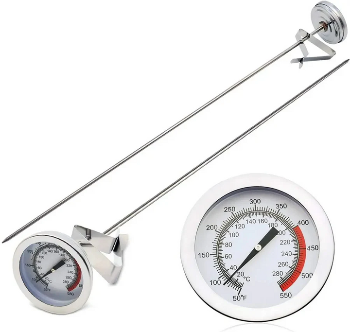 Stainless Steel Deep Fry Thermometer with Long Probe