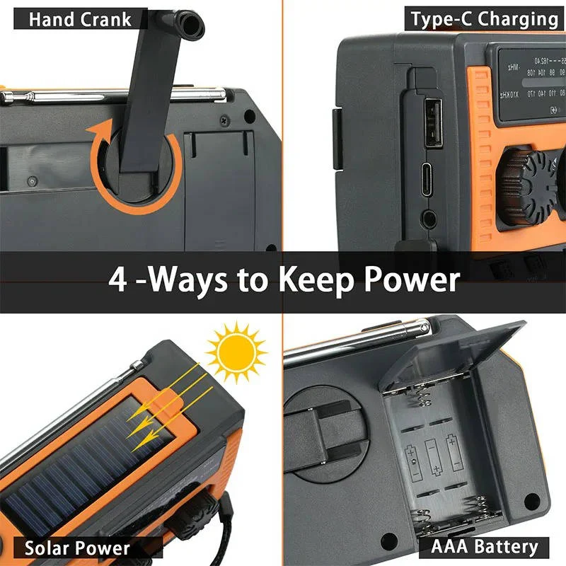 Solar Hand Crank Emergency Radio