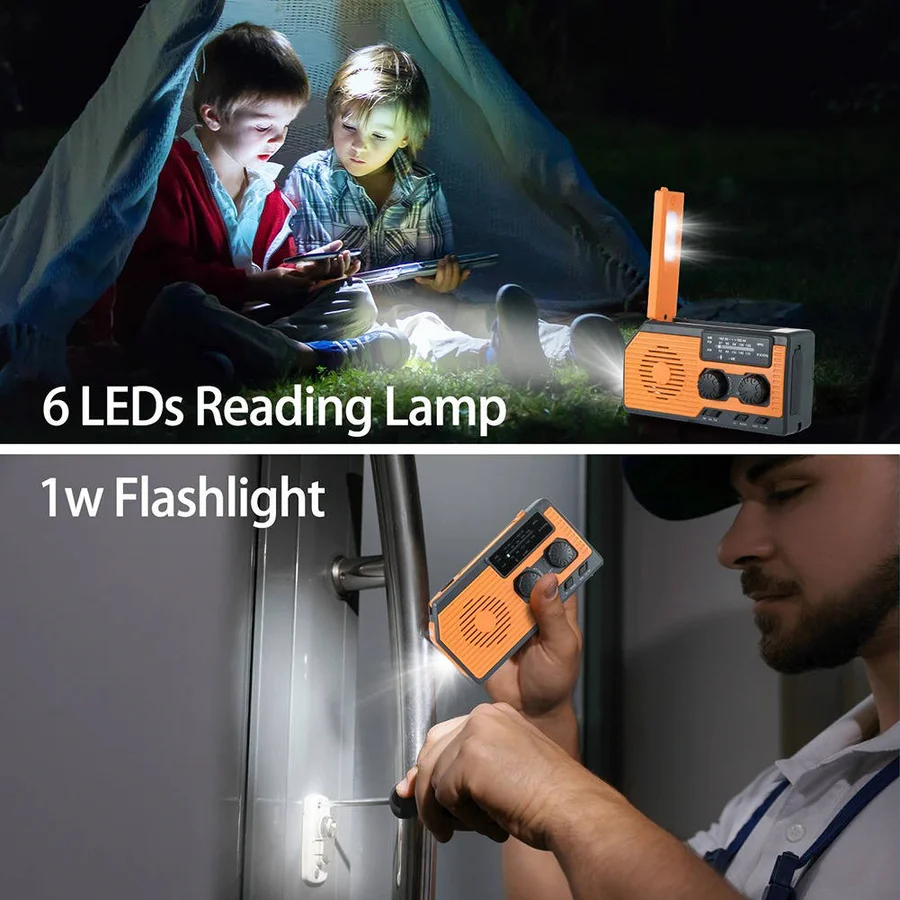Solar Hand Crank Emergency Radio