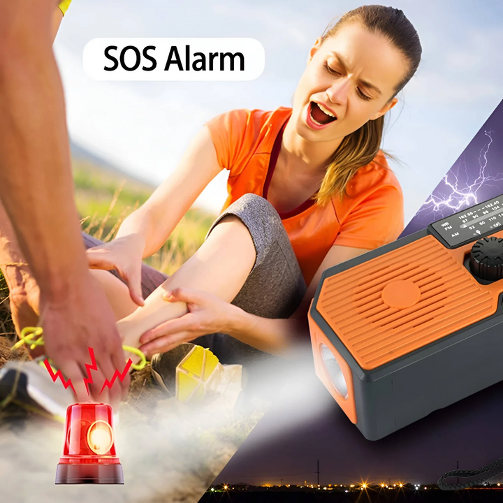 Solar Hand Crank Emergency Radio
