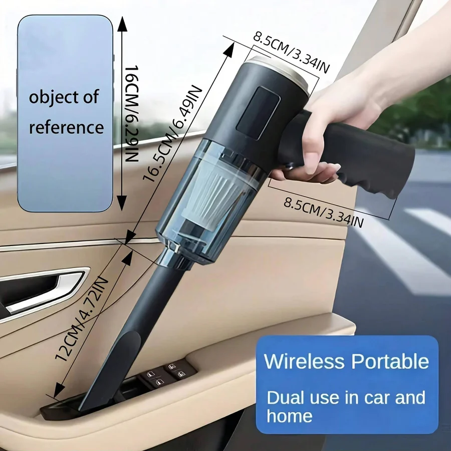 Havenholt Cordless Car Vacuum for Crumbs and Pet Hair