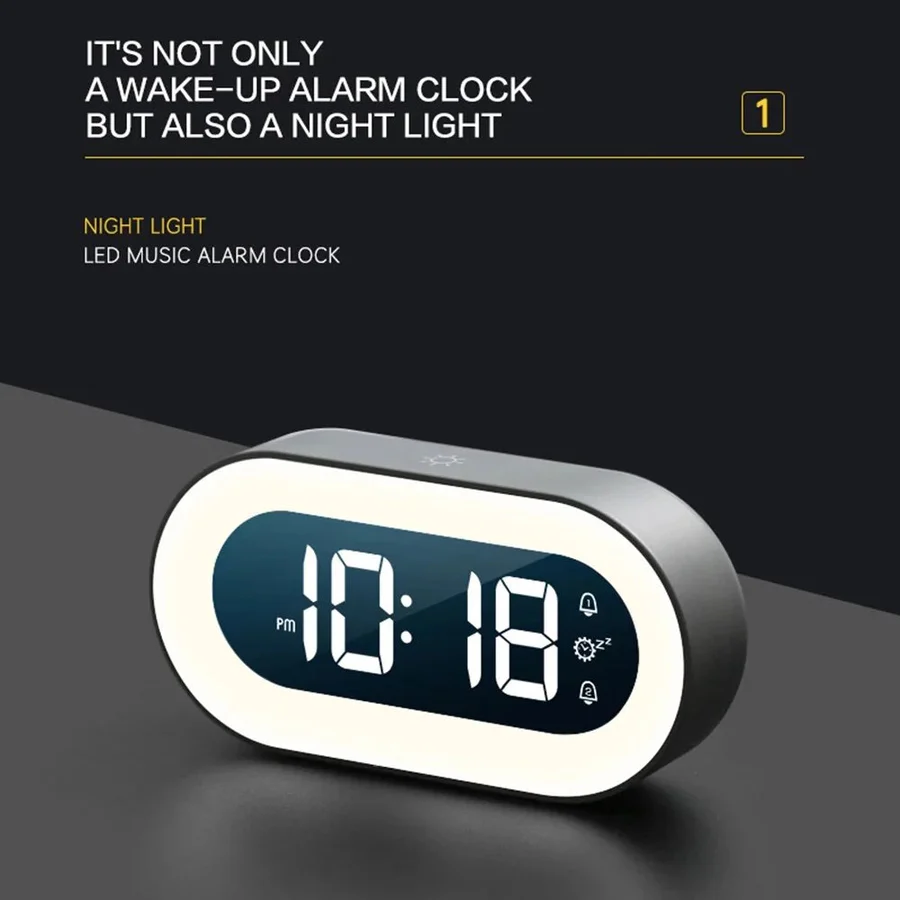 Sunrise Gentle Light Alarm Clock, USB Powered