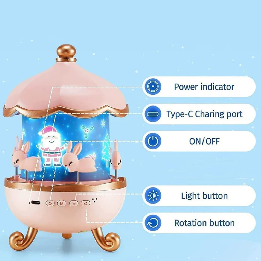 Havenholt Kids Star Projector with Bluetooth Music