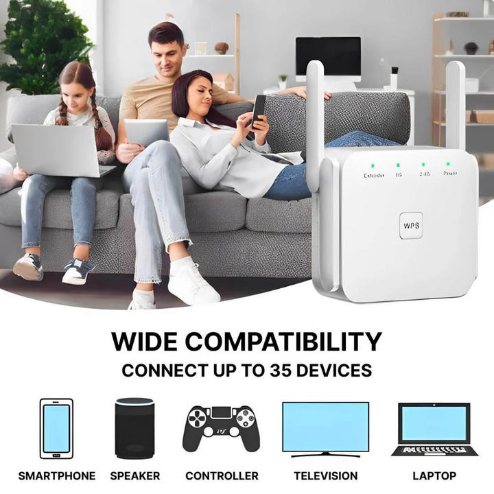 Powerful Long Range WiFi Repeater