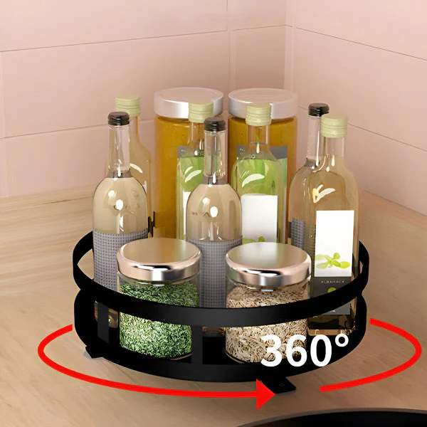 3 Tier Swivel Metal Organizer