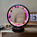 Healing Stone Night Lamp with Crystal Column Design