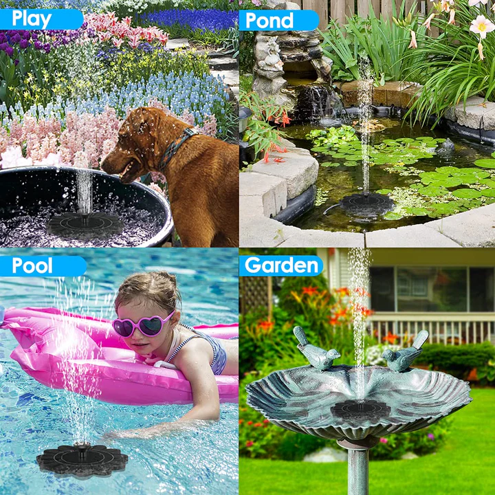 Havenholt Floating Flower Water Fountain for Ponds